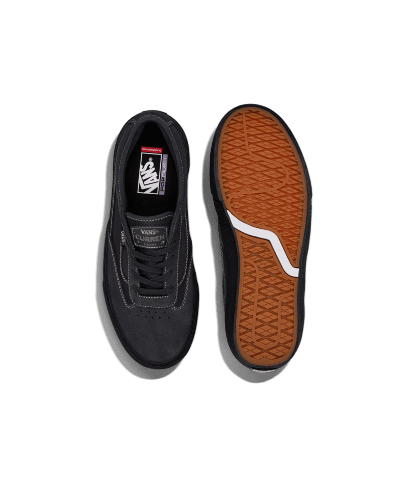 VANS Skate Curren Caples Shoes Charcoal/Black Men's Skate Shoes Vans