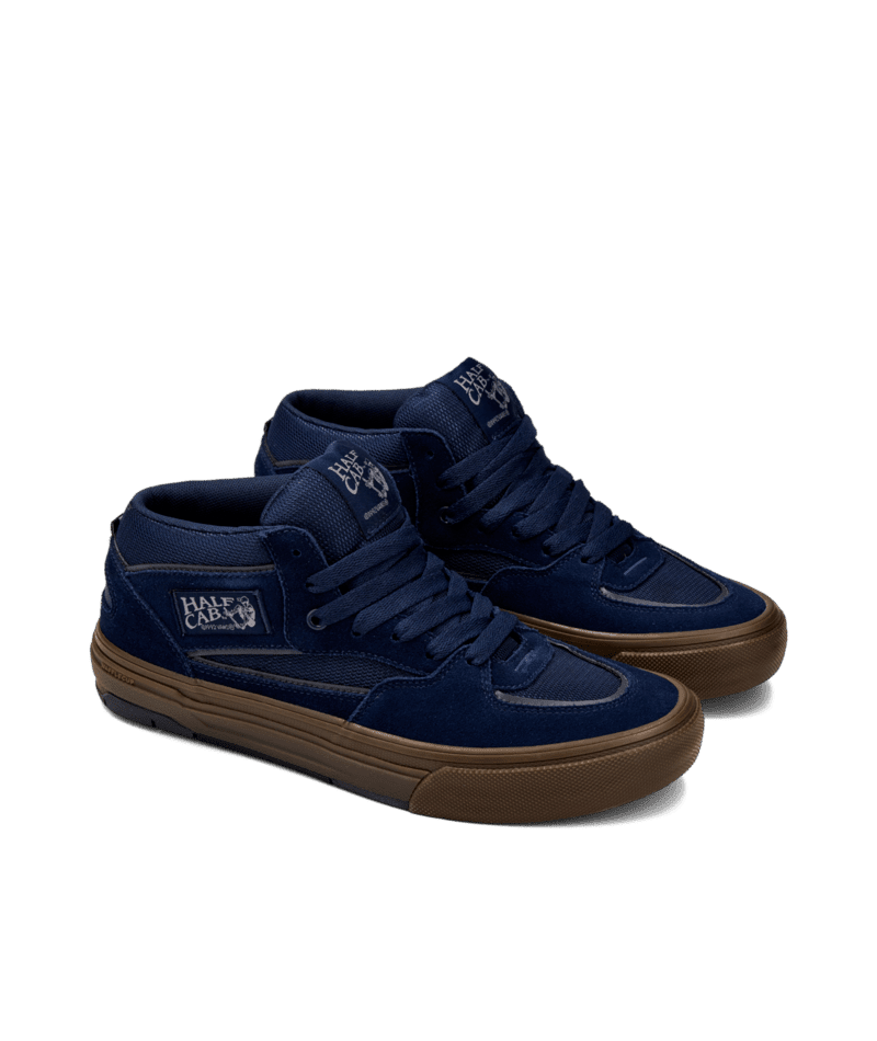 VANS Skate Half Cab Wafflecup Shoes Navy/Dark Gum Men's Skate Shoes Vans