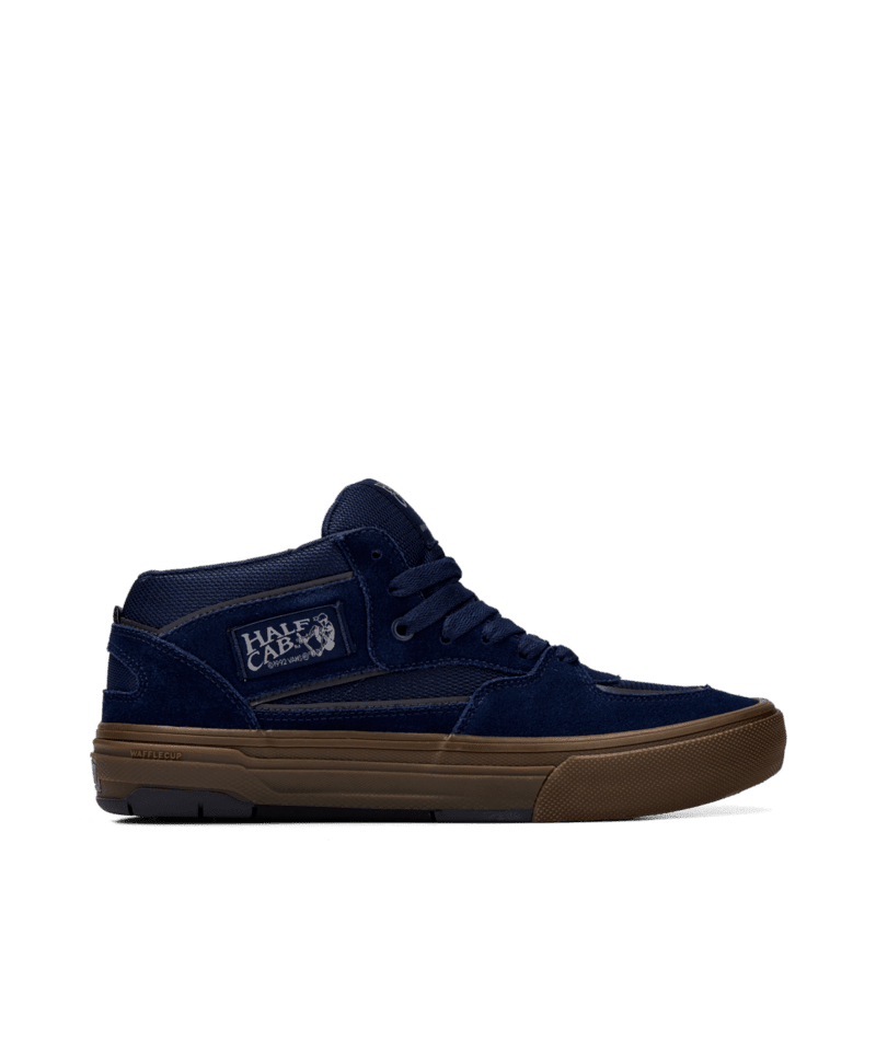 VANS Skate Half Cab Wafflecup Shoes Navy/Dark Gum Men's Skate Shoes Vans