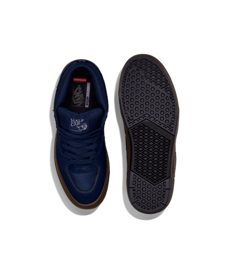 VANS Skate Half Cab Wafflecup Shoes Navy/Dark Gum Men's Skate Shoes Vans