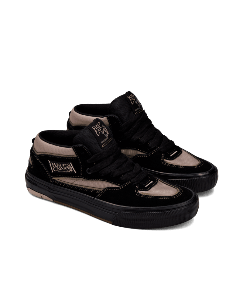 VANS Skate Half Cab Waffle Cup Shoes Black/Peyote Men's Skate Shoes Vans