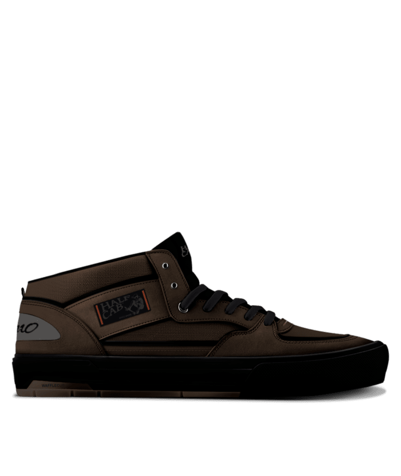 VANS Skate Half Cab Wafflecup Shoes Dick Rizzo Translucent Sidewall Black/Blue Men's Skate Shoes Vans
