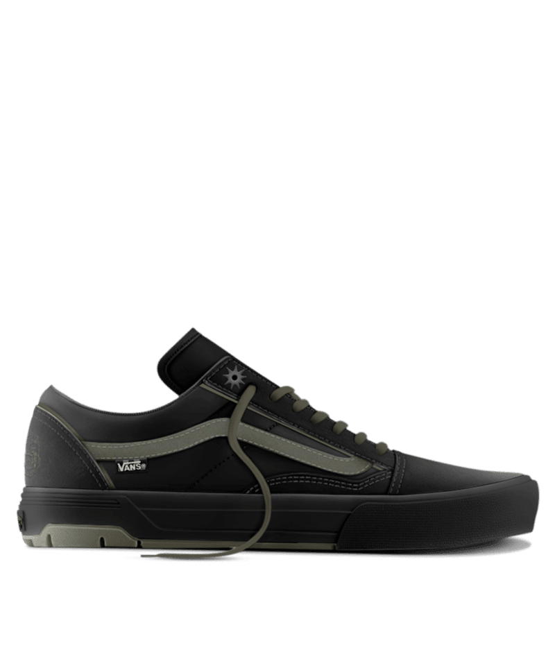 VANS Skate Old Skool Wafflecup Shoes Willow Foges Fernandes Green/Black Men's Skate Shoes Vans