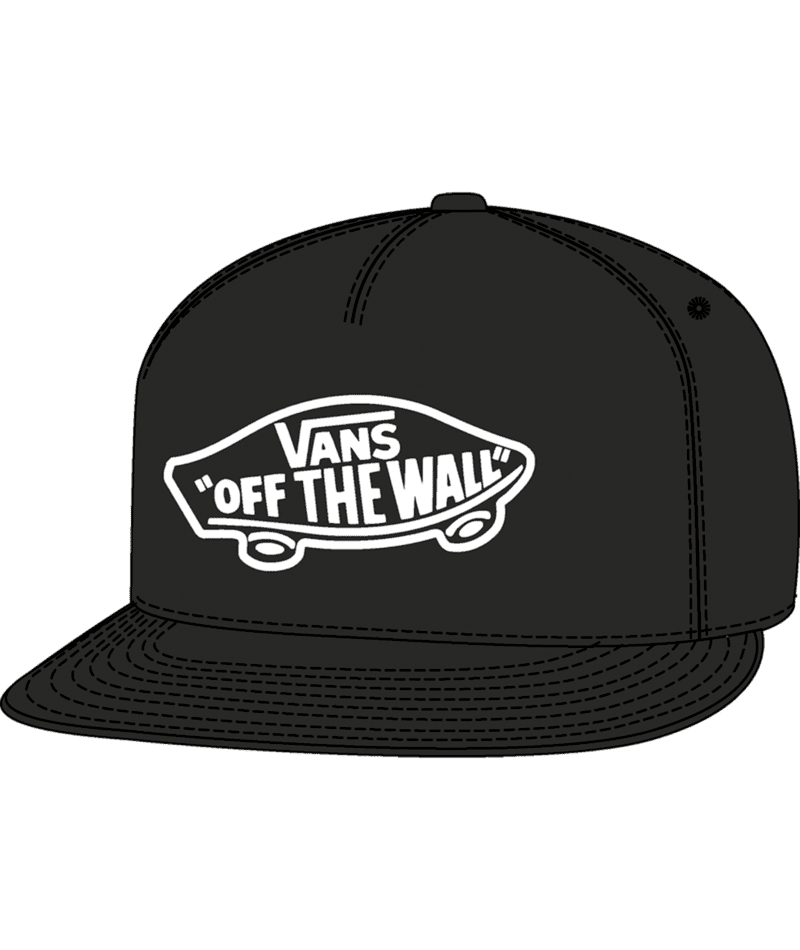 VANS Kids Classic Patch Curved Bill Trucker Hat Black Boy's Hats Vans 