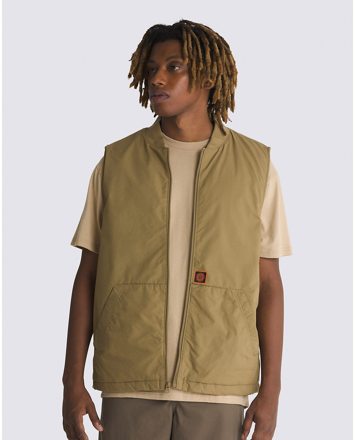 VANS x Spitfire Wheels Vest Gothic Olive Men's Vests Vans