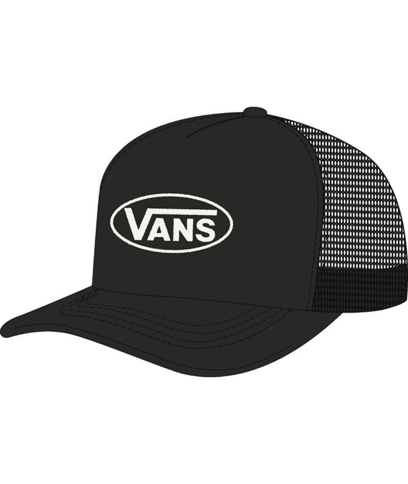VANS Quick Patch Trucker Hat Black Men's Hats Vans 