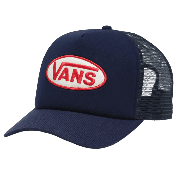 VANS Quick Patch Trucker Hat Dress Blues Men's Hats Vans 