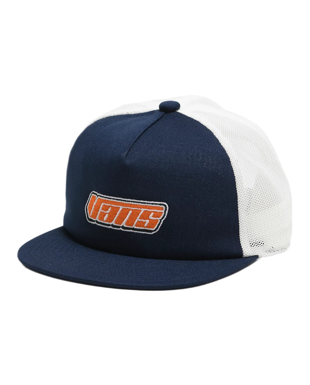 VANS Kids Vans Retro Unstructured Trucker Hat Dress Blue Boy's Hats Vans