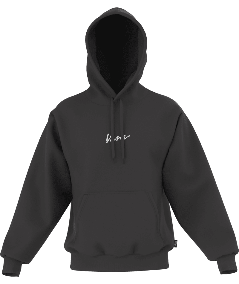 VANS Scripted Vans Pullover Sweater Black Men's Pullover Hoodies Vans