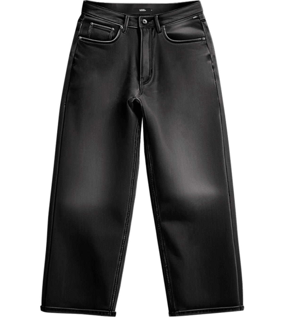VANS Check-5 Baggy Denim Pant Stonewash Black Men's Denim Vans