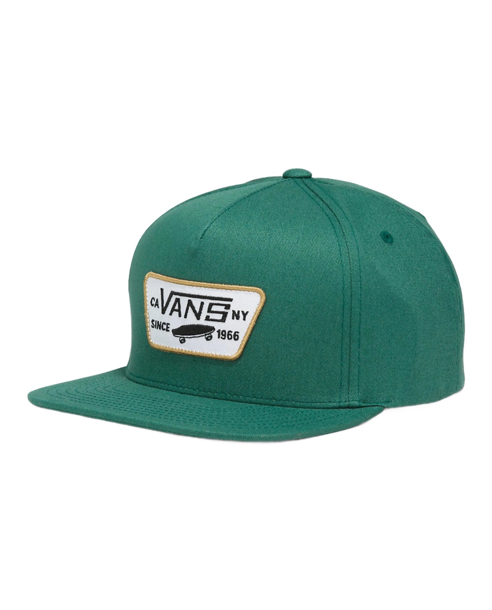 VANS Full Patch Snapback Hat Bistro Green Men's Hats Vans 