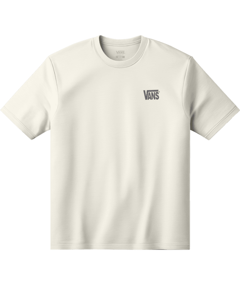 VANS Outline Hybrid T-Shirt Egret Men's Short Sleeve T-Shirts Vans