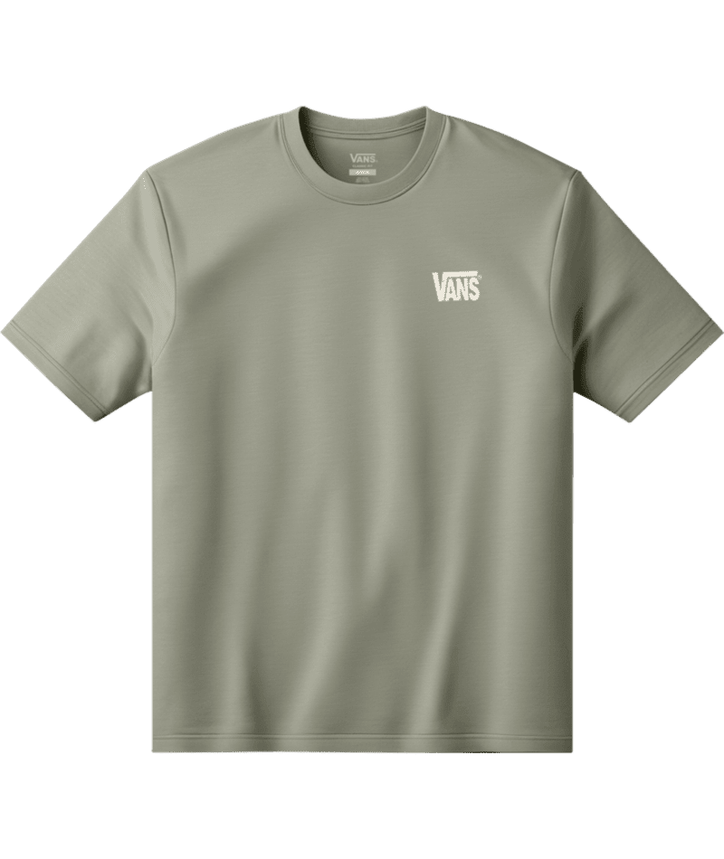 VANS Outline Hybrid T-Shirt Soft Sage Men's Short Sleeve T-Shirts Vans