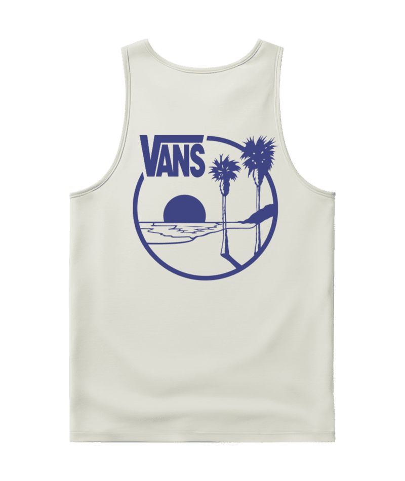 VANS Sano Tank Top Egret Men's Tank Tops Vans