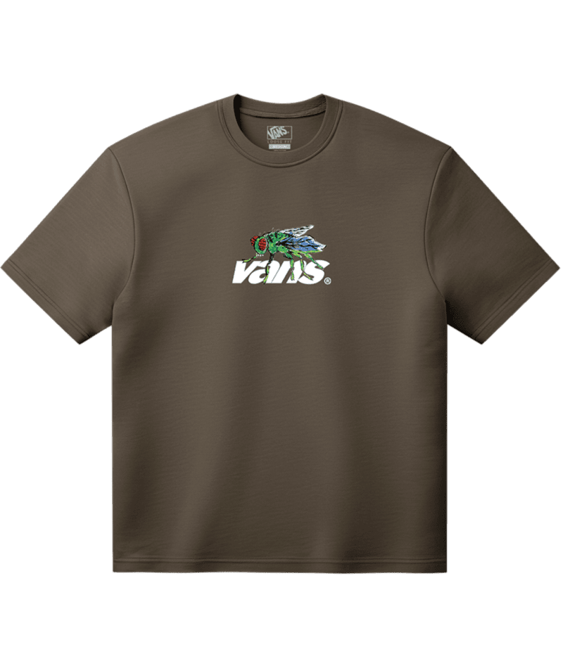 VANS Fly Vans T-Shirt Vintage Cocoa Men's Short Sleeve T-Shirts Vans