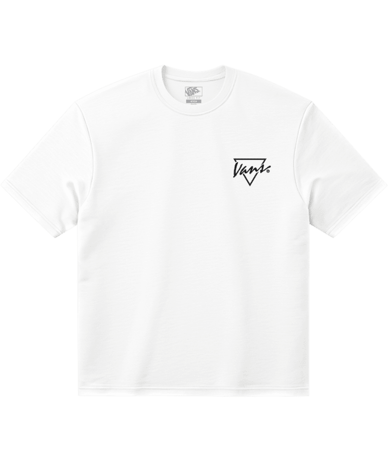 VANS Palm Drive T-Shirt White Men's Short Sleeve T-Shirts Vans