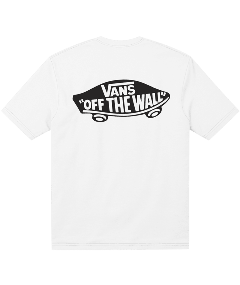 VANS Double Standard T-Shirt White/Black Men's Short Sleeve T-Shirts Vans