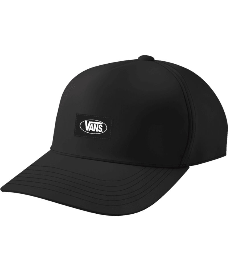 VANS Drop V Oval Snapback Hat Black Men's Hats Vans