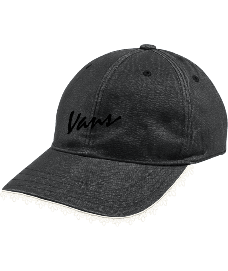 VANS Lacy Curved Bill Jockey Cap Black Men's Hats Vans