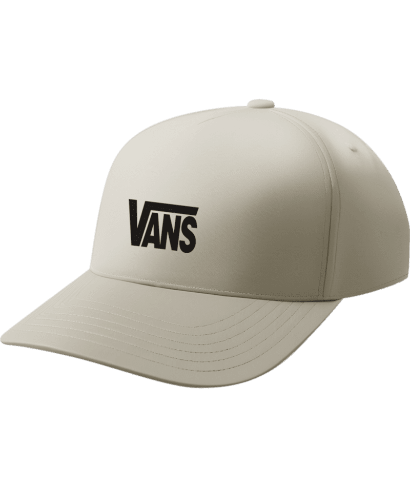 VANS Stretch Logo Snapback Hat Oatmeal Men's Hats Vans