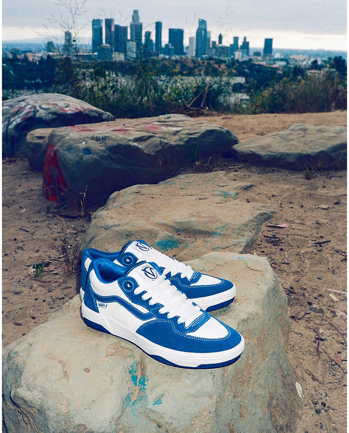 VANS Rowan 2 Shoes True Blue/White Men's Skate Shoes Vans