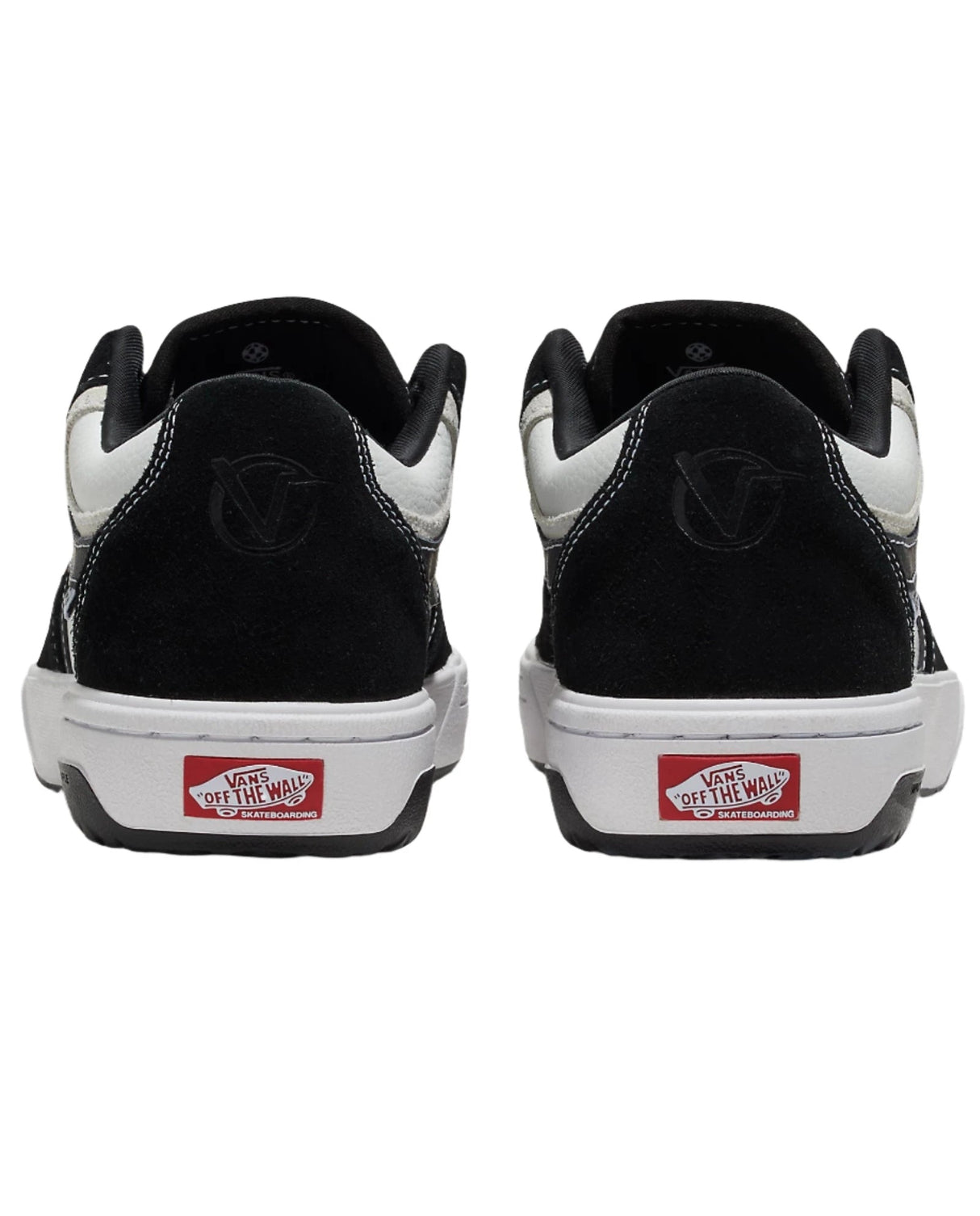 VANS Rowan 2 Shoes Black/White/Black Men's Skate Shoes vans