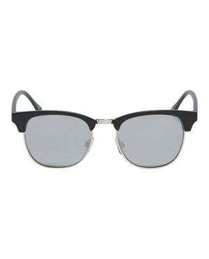 VANS Dunville Sunglasses Matte Black/Silver Mirror Sunglasses Vans 
