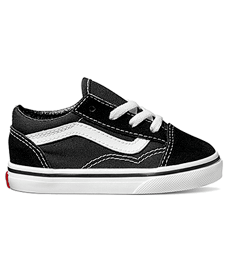 VANS Toddler Old Skool Shoe Black/True White Youth and Toddler Skate Shoes Vans