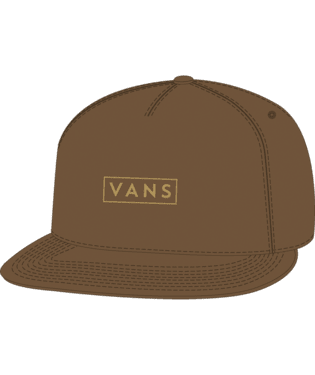 VANS Easy Box Snapback Hat Coffee Liqueur Men's Hats Vans 