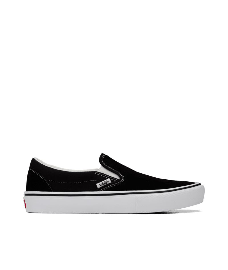 VANS Skate Slip On Shoes Black/White Men's Skate Shoes Vans