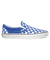 VANS Women's Classic Slip-on Colour Theory Checkerboard Tri-Tone Dazzling Blue Women's Skate Shoes Vans 
