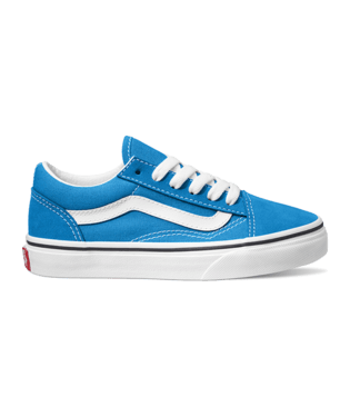 VANS Kids Old Skool Shoes Colour Theory Brilliant Blue Youth and Toddler Skate Shoes Vans