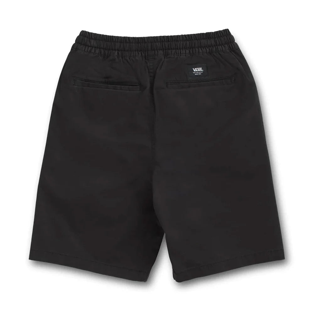 VANS Boy's Range Elastic Waist Shorts Black Boy's Walkshorts Vans