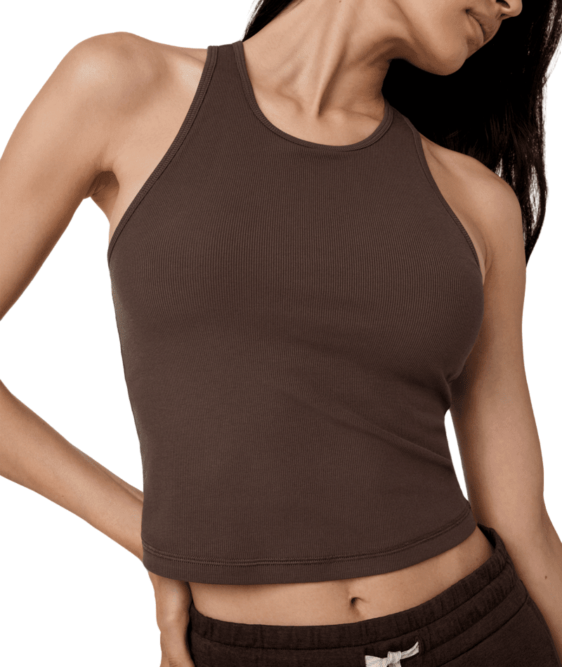 VUORI Women's Pose Plyo Tank Java Women's Tank Tops and Halter Tops Vuori