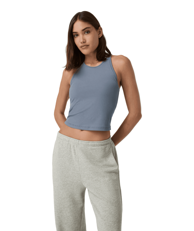 VUORI Women's Pose Plyo Tank Slate Blue Women's Tank Tops and Halter Tops Vuori