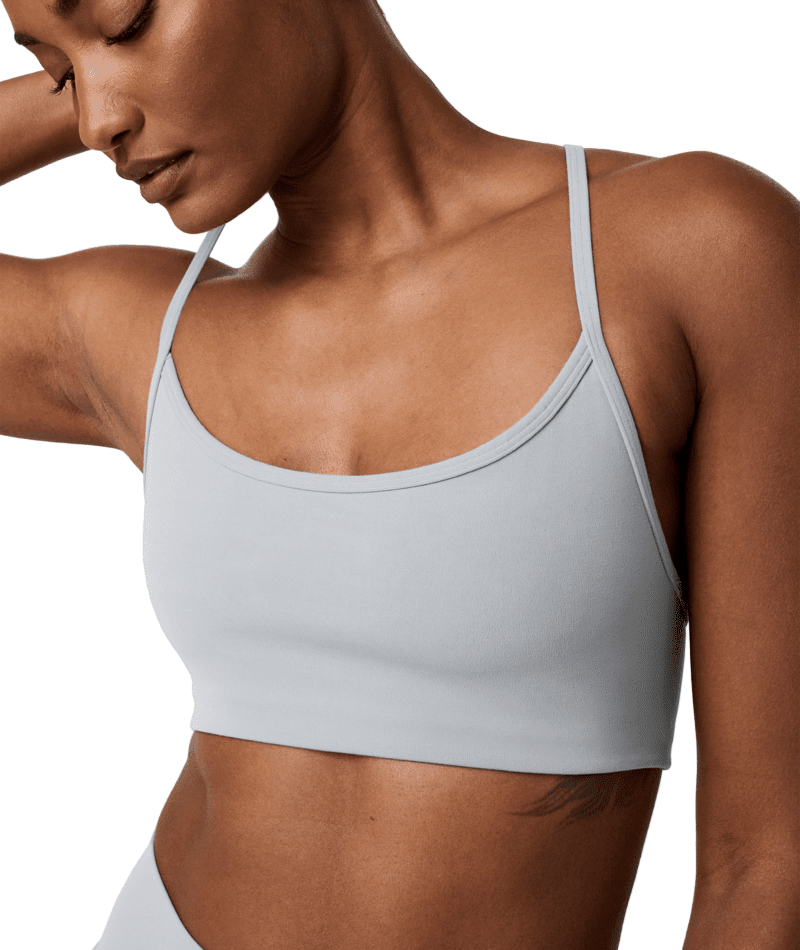 VUORI Women's AllTheFeels Bra Sea Glass Women's Tank Tops and Halter Tops Vuori