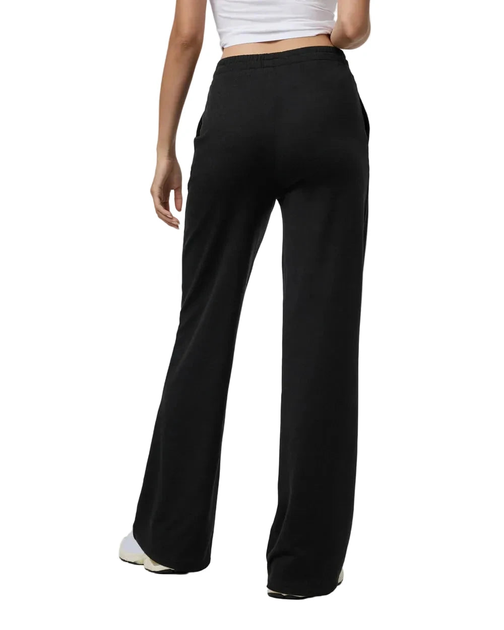 VUORI Women's Halo Essential Wide Leg Pant Black Heather Women's Pants Vuori