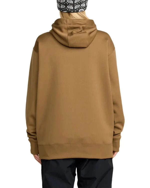 VOLCOM Women's Riding Hydro Pullover Hoodie Bronze Women's Pullover Hoodies Volcom