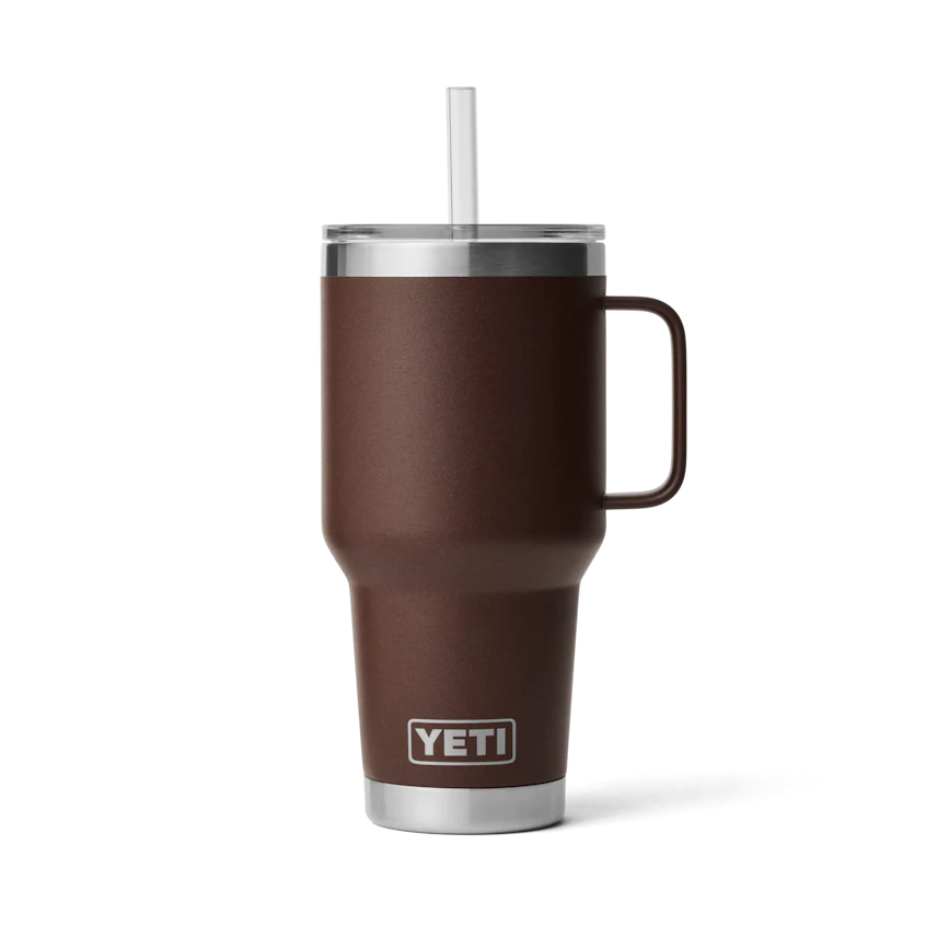 YETI Rambler 1 L Straw Mug Wetlands Brown Home & Kitchen Yeti