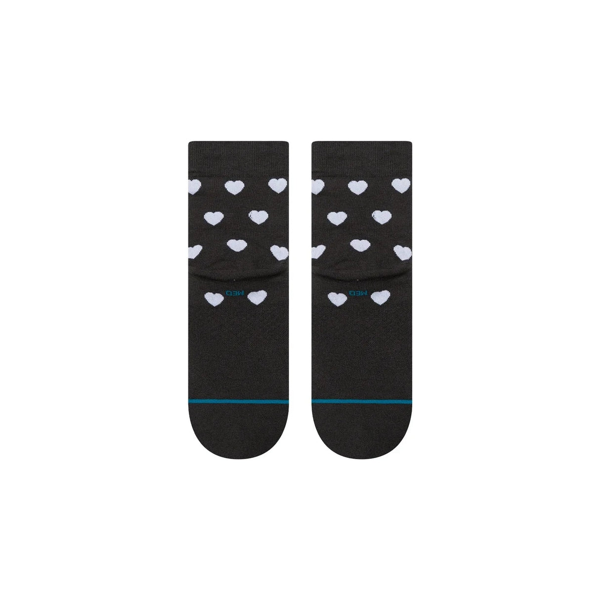 STANCE Women's Hearts Lowrider Socks Charcoal Men's Socks Stance