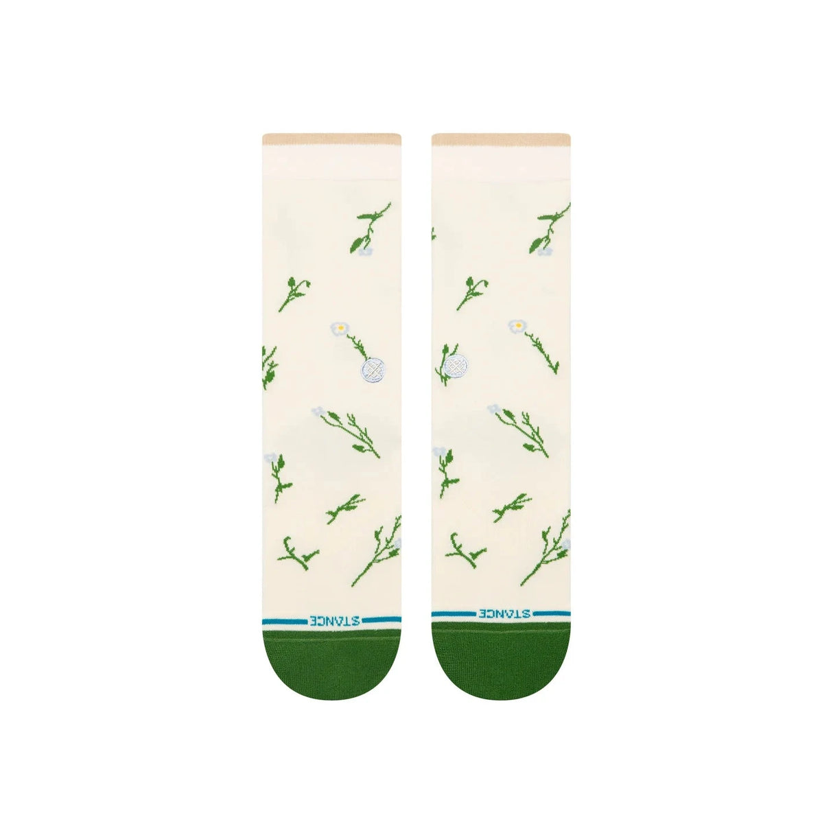 STANCE Women's Wildflower Crew Socks Ivory Women's Socks Stance