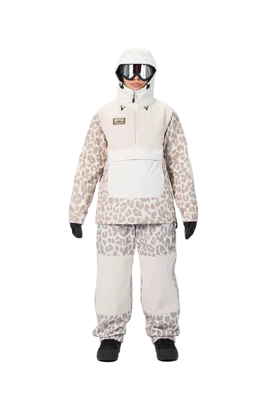 AIRBLASTER Women's Trenchover Snow Jacket Moon Leopard 2027 Women's Snow Jackets Airblaster