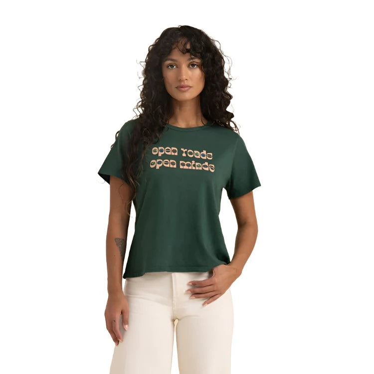 ROARK Women's Open Roads Everyday T-Shirt Emrald Women's T-Shirts Roark Revival