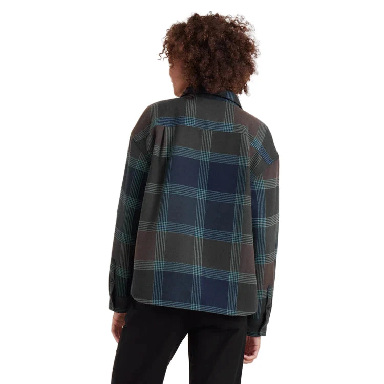 ROARK Women's Amberley Flannel Deep Navy Women's Flannels and Button Ups Roark Revival