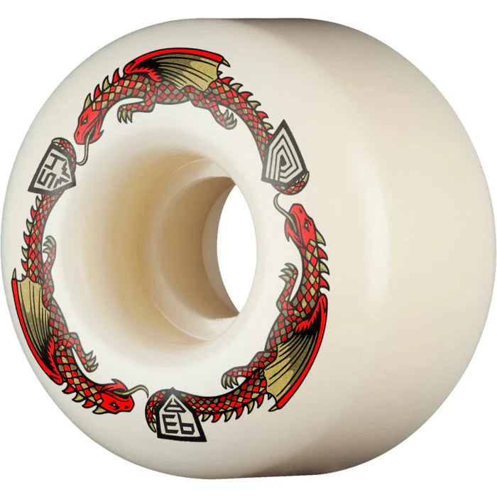 POWELL PERALTA Dragon Formula Red V4 54mm x 34mm 93A Skateboard Wheels Skateboard Wheels Powell Peralta
