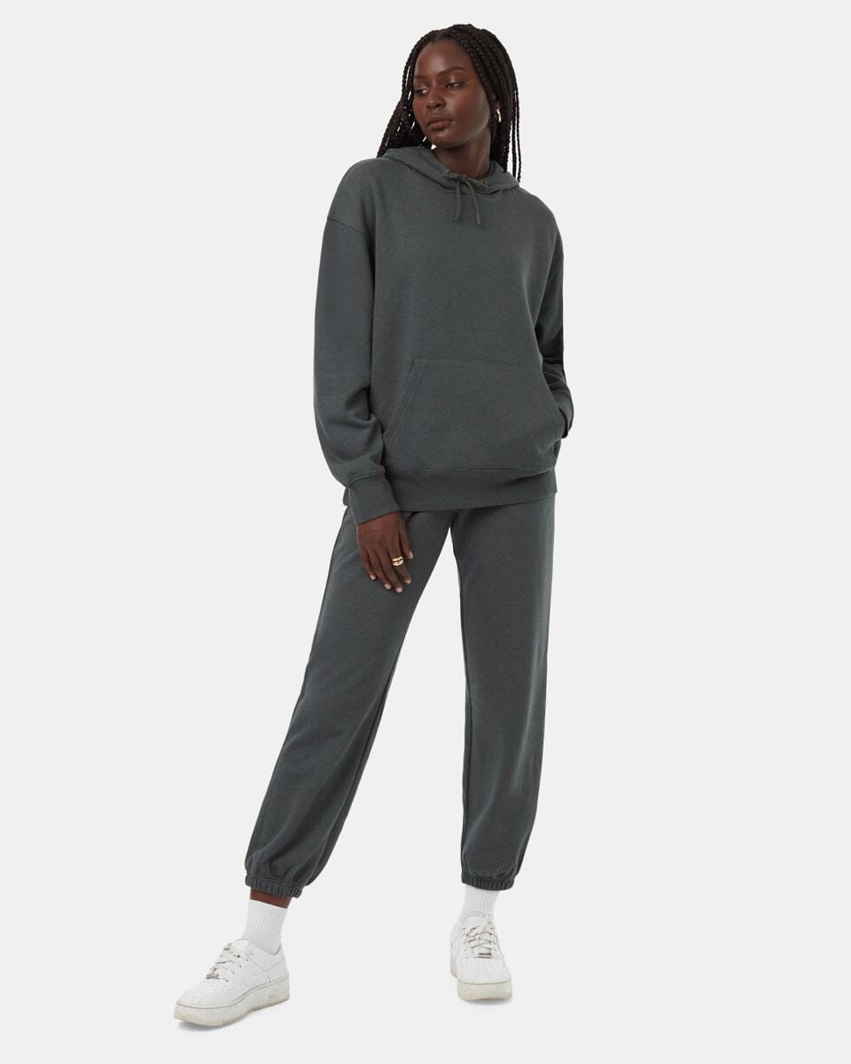 TENTREE Women's TreeFleece Relaxed Hoodie Urban Green Women's Pullover Hoodies Tentree