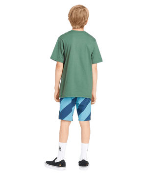 VOLCOM Boy's Hot Rodder T-Shirt Fir Green Boy's T-Shirts Volcom 