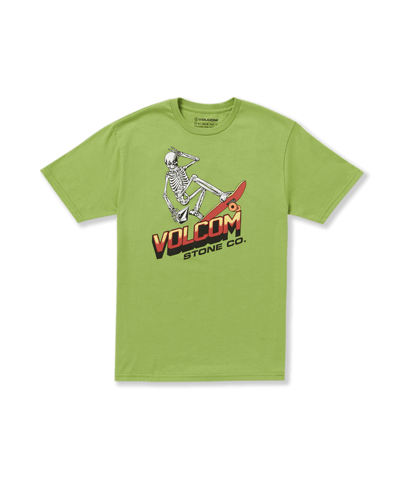 VOLCOM Toddler Bone Slide T-Shirt Seaweed Green Toddler Short Sleeve T-Shirts Volcom 