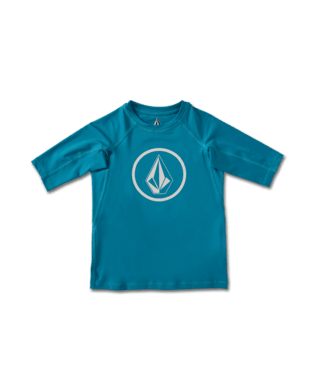 VOLCOM Toddler's Lido Short Sleeve UPF 50+ Rashguard Barrier Reef Toddler Short Sleeve T-Shirts Volcom