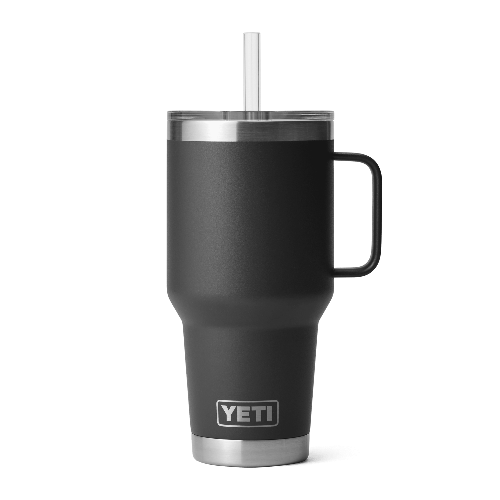 YETI Rambler 1 L Straw Mug Black Drinkware Yeti 